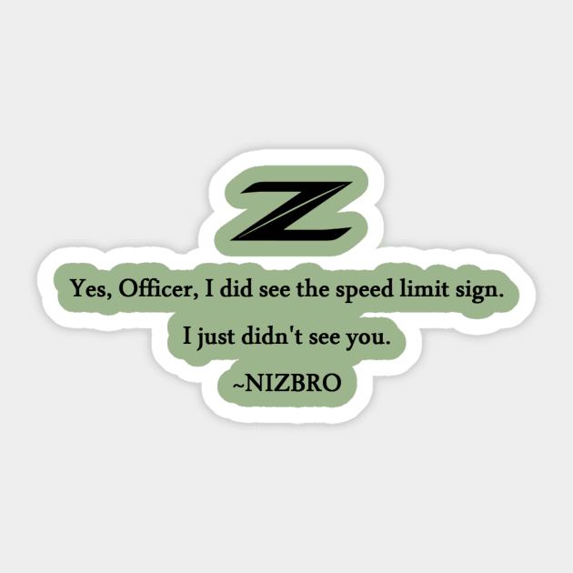 NIZBRO Sticker by 370ReasonsToZ